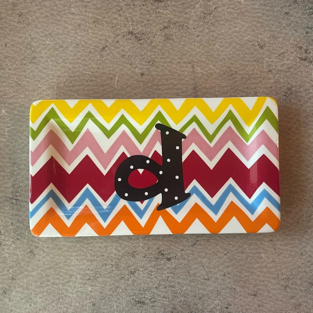 Coton Colors Bargello Mix Chevron Rectangular Tray